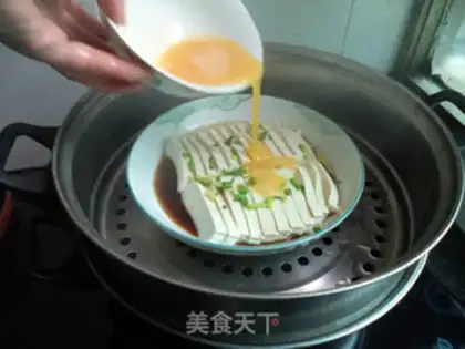 Make Eggs steam tofu step 9