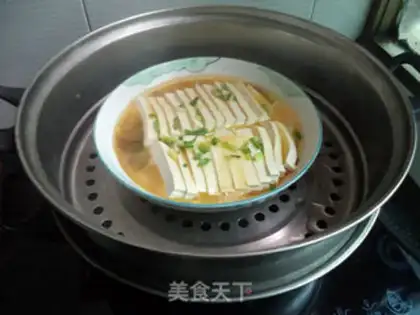 Make Eggs steam tofu step 10