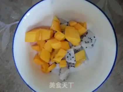 Make Fruit honey yogurt step 2