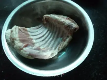 Make A lamb chop and radish step 0