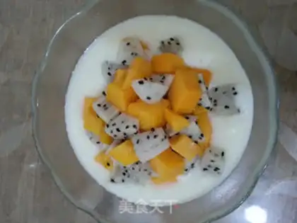 Make Fruit honey yogurt step 3