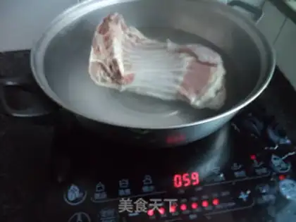 Make A lamb chop and radish step 1