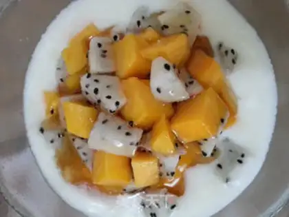 Make Fruit honey yogurt step 4