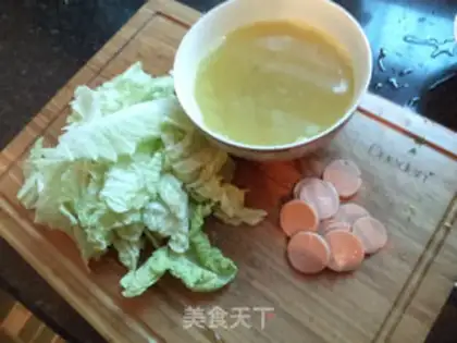 Make Cabbage soup step 1