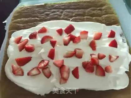 Make Tea strawberry rolls step 13