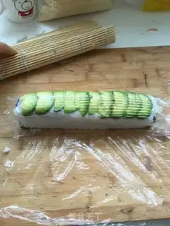 Make Avocado sushi step 10