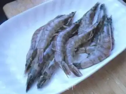 Make Dry shrimp step 2