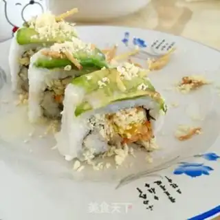 Make Avocado sushi step 16