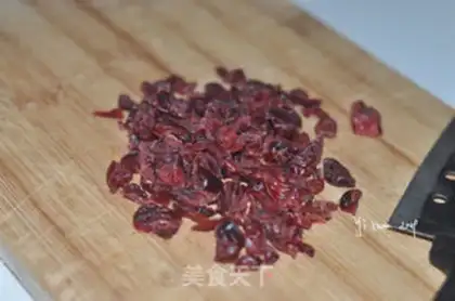 Make Cranberry chili cake step 1