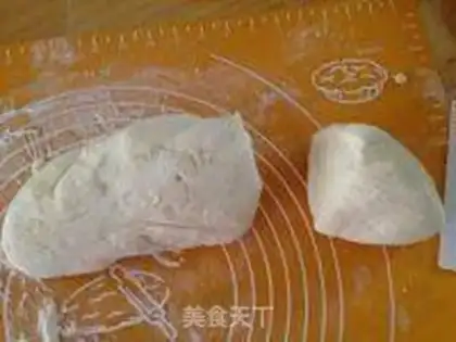 Make A pizza by the ham step 4