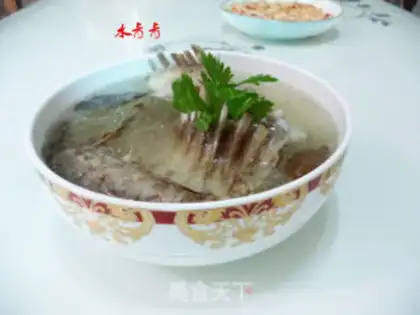 Make Fresh lamb chop soup step 6