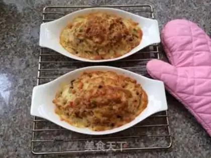 Make Pumpkin rice step 5
