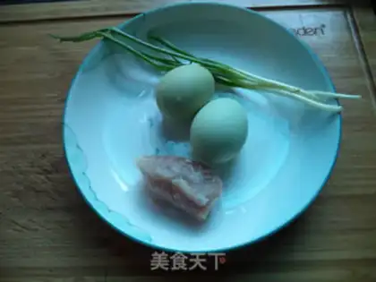 Make Meat and eggs step 0