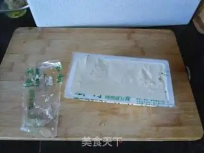 Make Teether tofu step 1