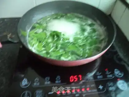 Make spinach egg soup step 5