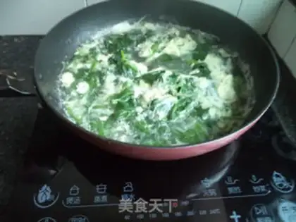 Make spinach egg soup step 8
