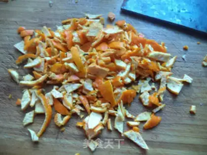 Make Orange sausage step 1