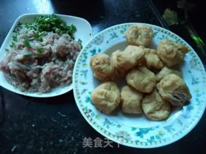 Make Steam fan tofu step 4