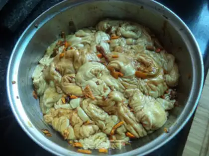 Make Orange sausage step 7