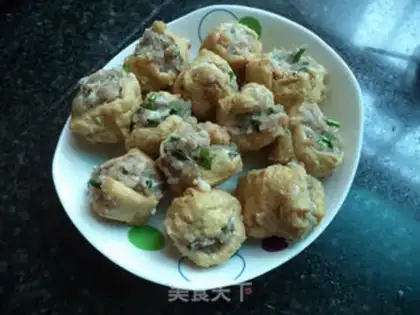 Make Steam fan tofu step 8