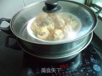 Make Steam fan tofu step 10