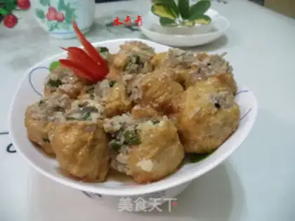 Make Steam fan tofu step 11