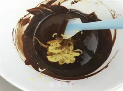 Make Orange Chanch Brownie step 4