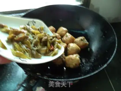 Make Sour fan tofu step 5