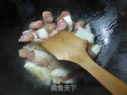 Make The cabbage sausage step 5