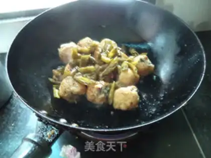 Make Sour fan tofu step 6