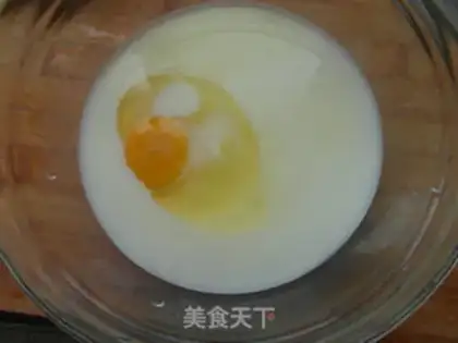 Make Tweedledge and eggs step 4