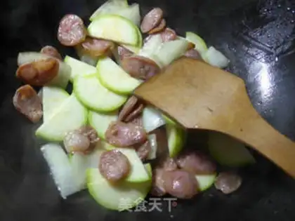 Make The cabbage sausage step 6
