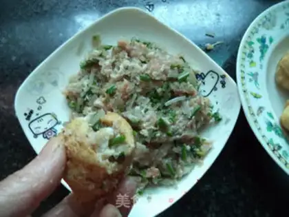Make Pork fan tofu step 7