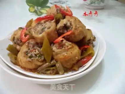 Make Sour fan tofu step 11