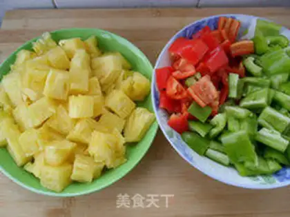 Make Pineapple pork string step 3