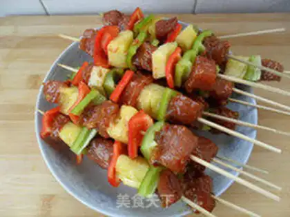 Make Pineapple pork string step 4