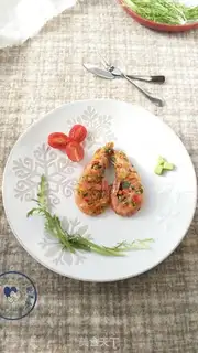 Make Golden garlic, South American shrimp step 8