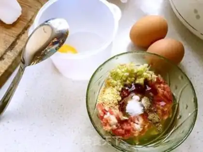 Make Egg dumplings step 2