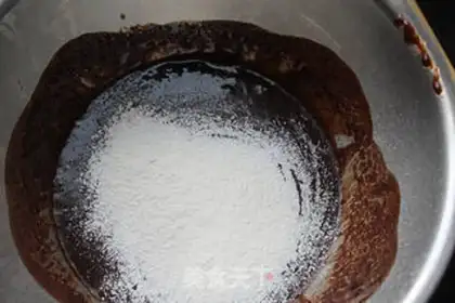 Make Chocolate lava cake step 7