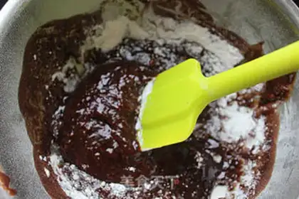 Make Chocolate lava cake step 8