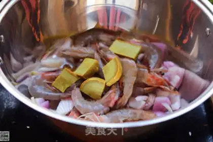 Make Curry shrimp step 3