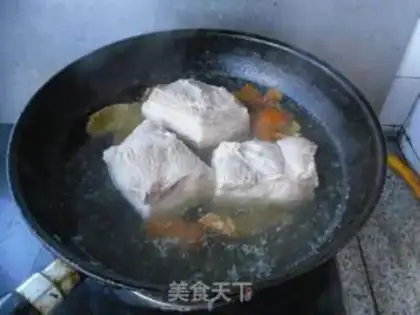 Make Cut the meat step 1