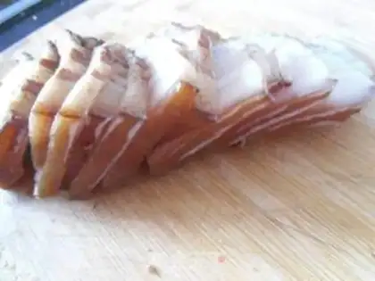 Make Cut the meat step 7