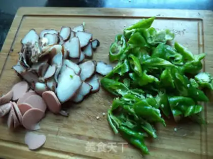 Make Pepper meat step 1