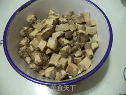 Make Hot tofu cream step 1