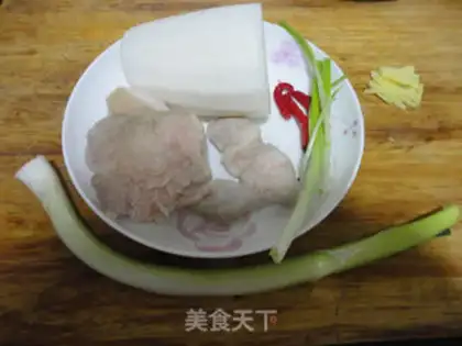 Make Dry radish step 1