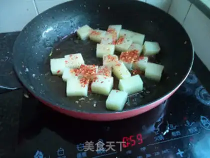 Make Hot rice tofu step 5