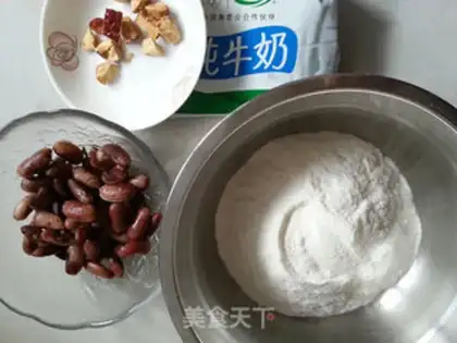 Make Red bean rice cake step 0