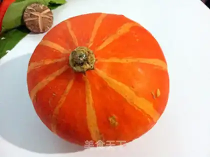 Make Pumpkin rice step 1