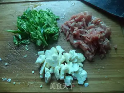 Make Beef with broccoli step 1